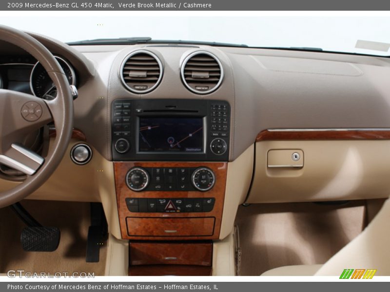 Verde Brook Metallic / Cashmere 2009 Mercedes-Benz GL 450 4Matic