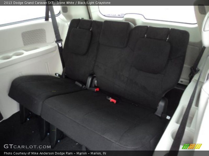 Stone White / Black/Light Graystone 2013 Dodge Grand Caravan SXT