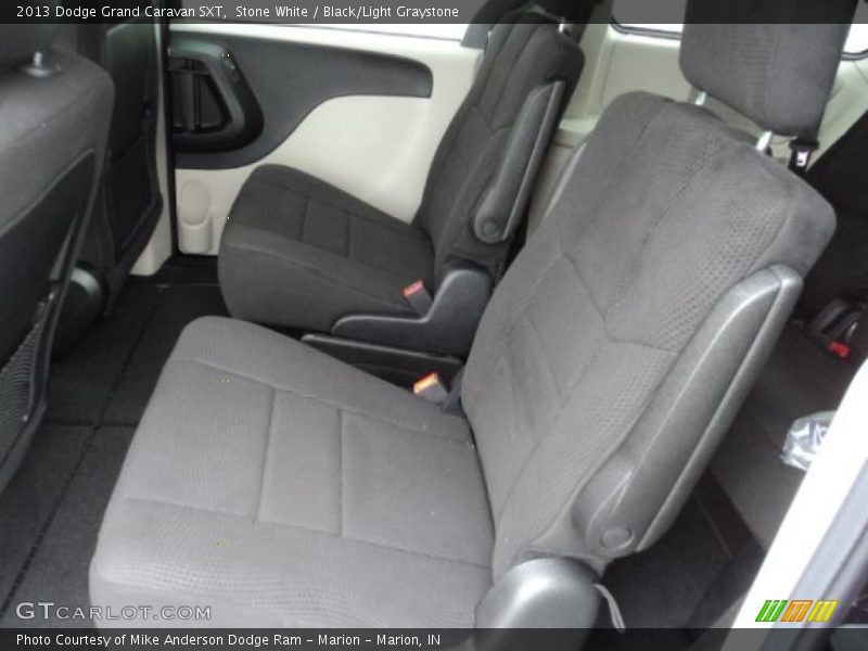 Stone White / Black/Light Graystone 2013 Dodge Grand Caravan SXT
