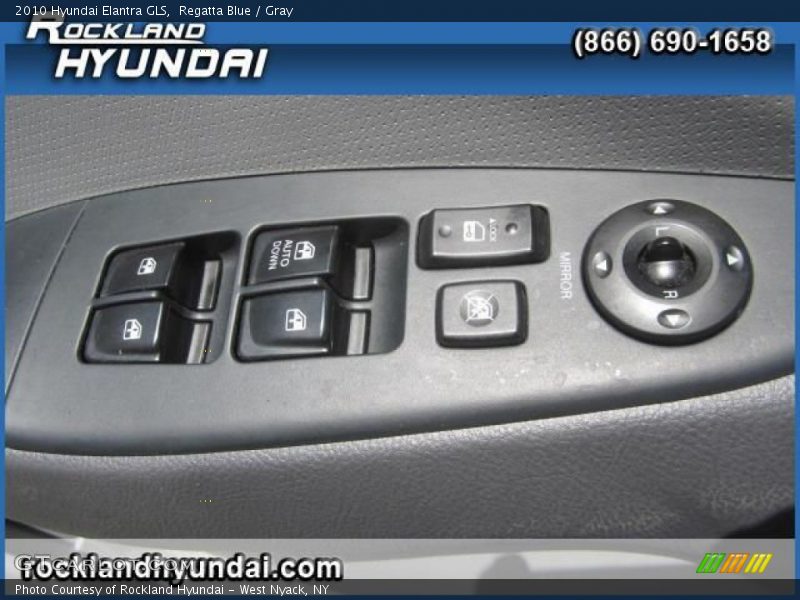 Regatta Blue / Gray 2010 Hyundai Elantra GLS