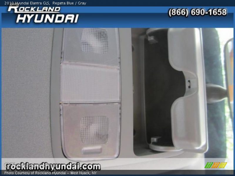 Regatta Blue / Gray 2010 Hyundai Elantra GLS