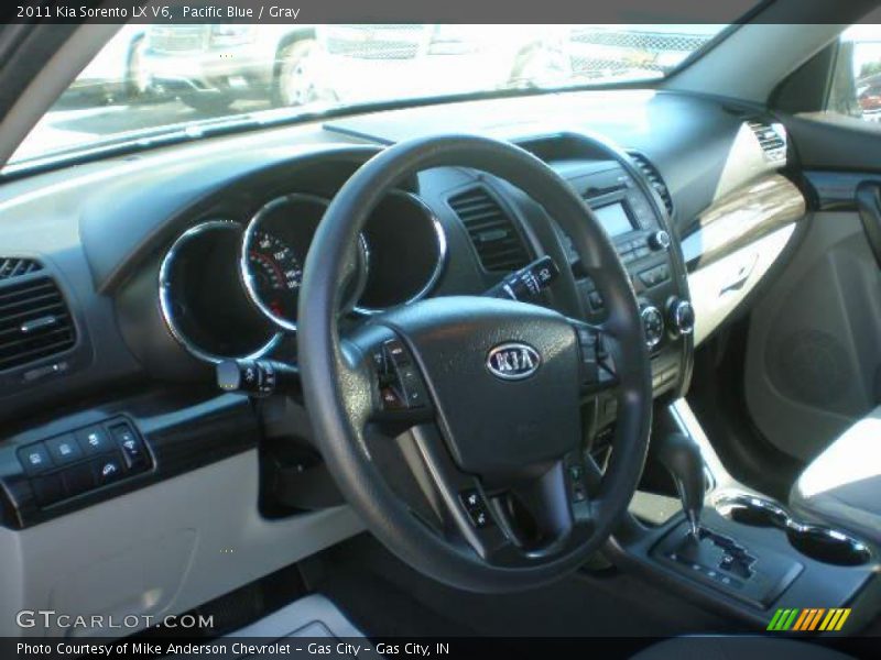 Pacific Blue / Gray 2011 Kia Sorento LX V6