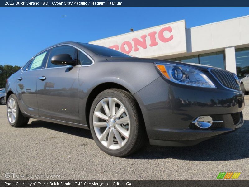 Cyber Gray Metallic / Medium Titanium 2013 Buick Verano FWD