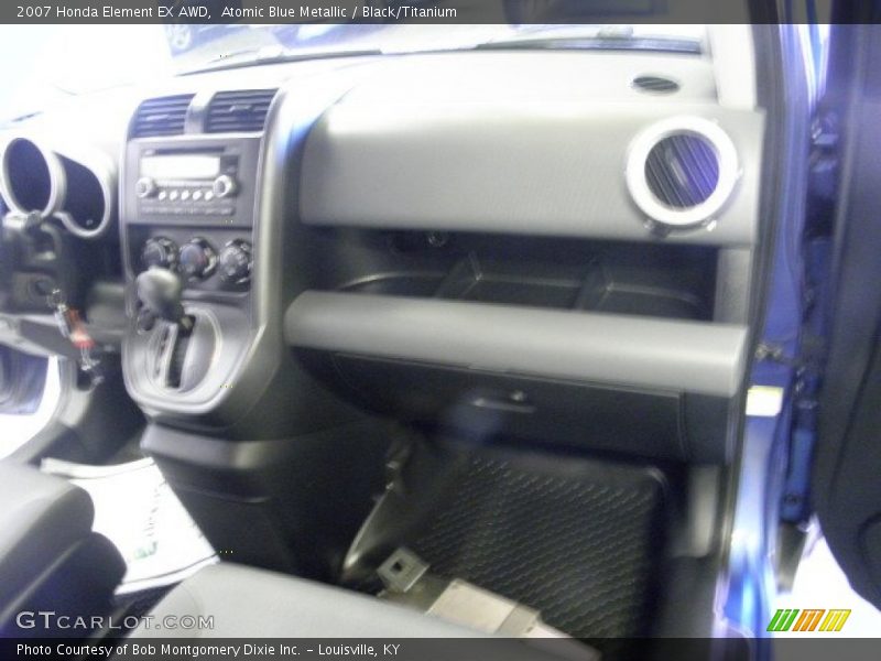 Atomic Blue Metallic / Black/Titanium 2007 Honda Element EX AWD