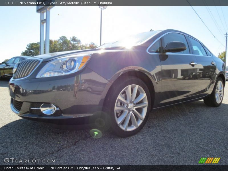 Cyber Gray Metallic / Medium Titanium 2013 Buick Verano FWD