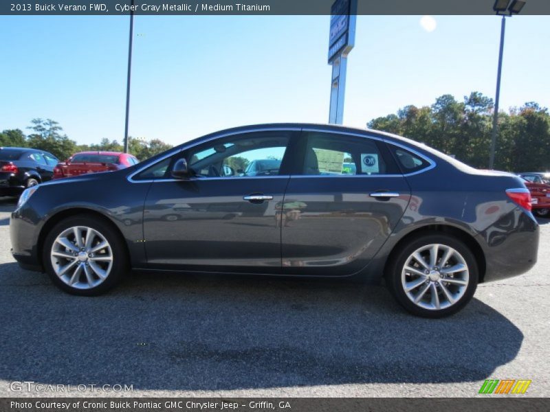 Cyber Gray Metallic / Medium Titanium 2013 Buick Verano FWD