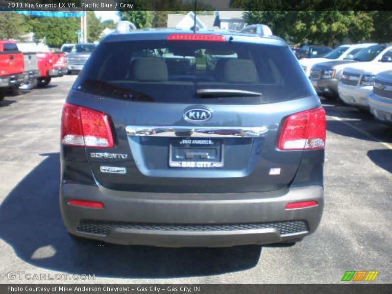 Pacific Blue / Gray 2011 Kia Sorento LX V6