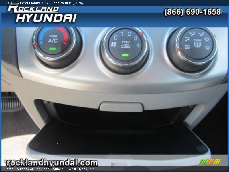 Regatta Blue / Gray 2010 Hyundai Elantra GLS