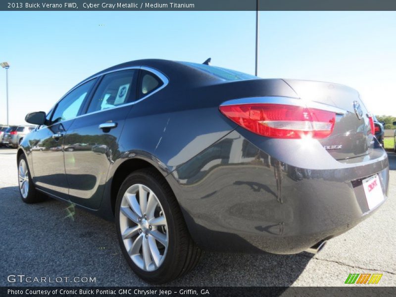Cyber Gray Metallic / Medium Titanium 2013 Buick Verano FWD