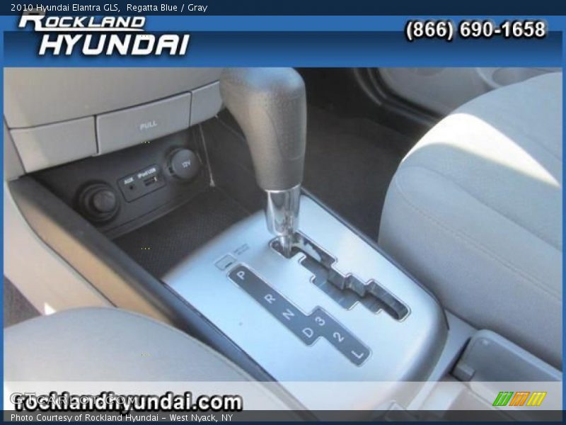 Regatta Blue / Gray 2010 Hyundai Elantra GLS
