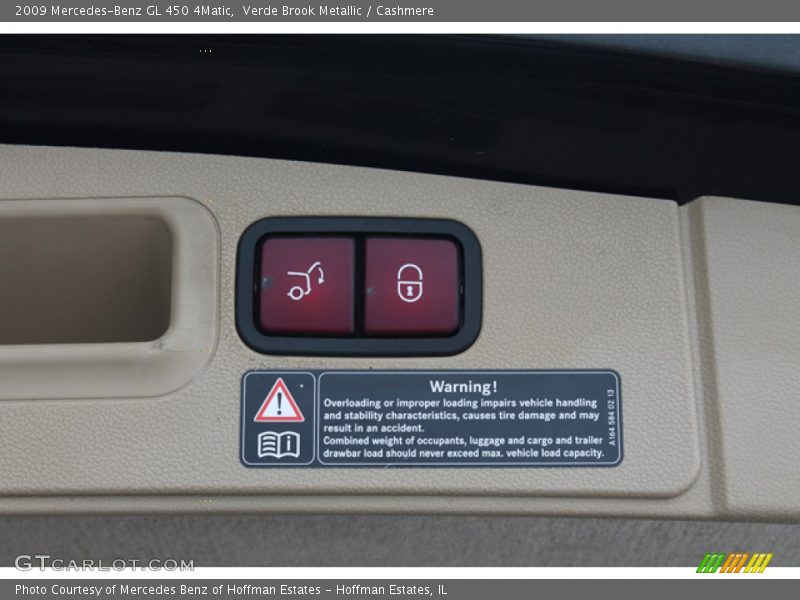 Verde Brook Metallic / Cashmere 2009 Mercedes-Benz GL 450 4Matic