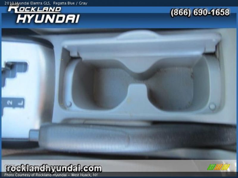 Regatta Blue / Gray 2010 Hyundai Elantra GLS