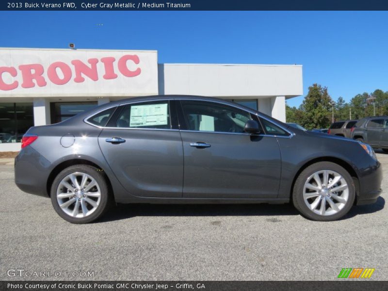 Cyber Gray Metallic / Medium Titanium 2013 Buick Verano FWD