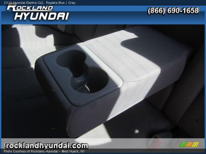 Regatta Blue / Gray 2010 Hyundai Elantra GLS