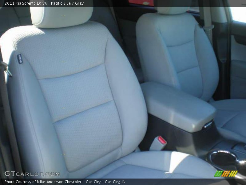 Pacific Blue / Gray 2011 Kia Sorento LX V6