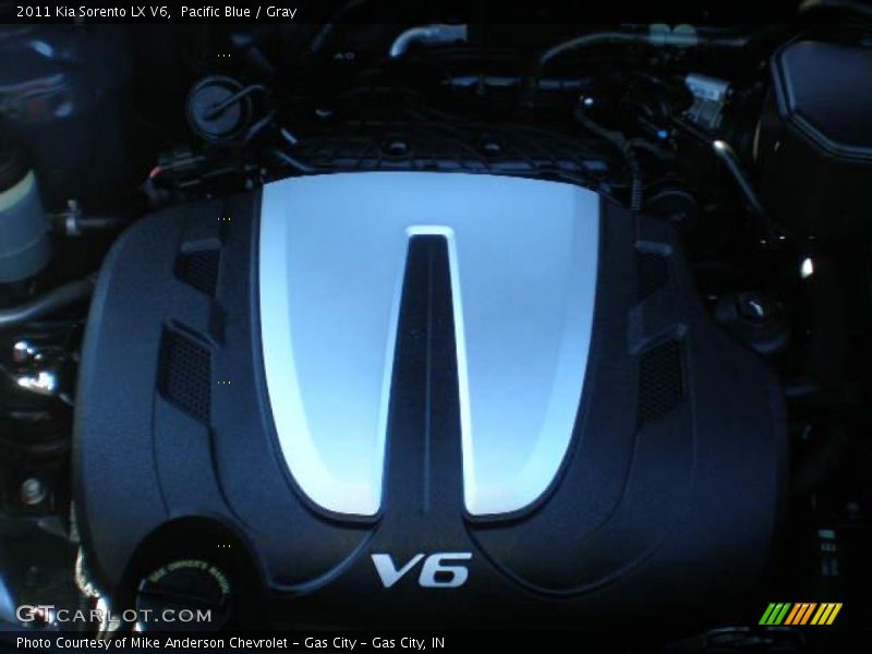 Pacific Blue / Gray 2011 Kia Sorento LX V6