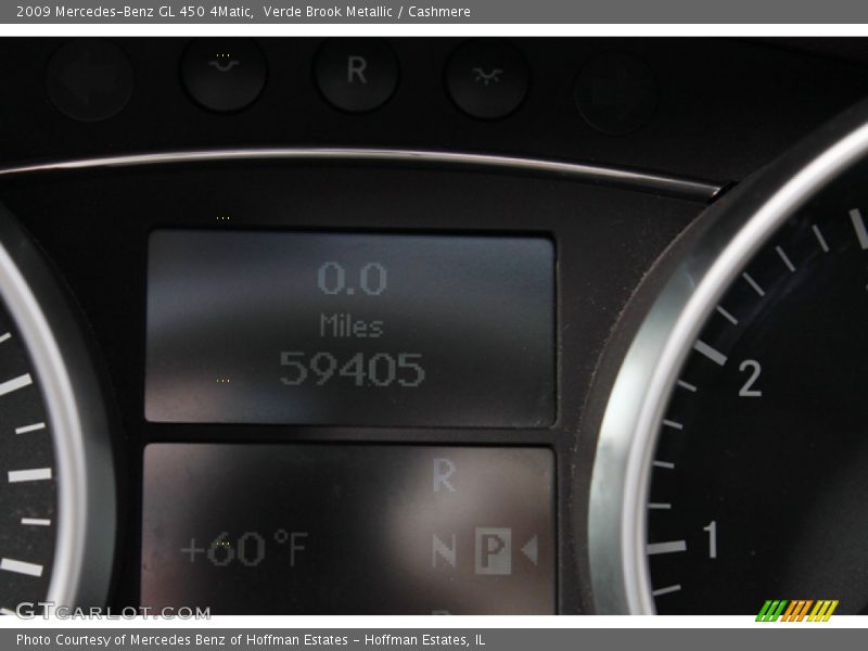 Verde Brook Metallic / Cashmere 2009 Mercedes-Benz GL 450 4Matic
