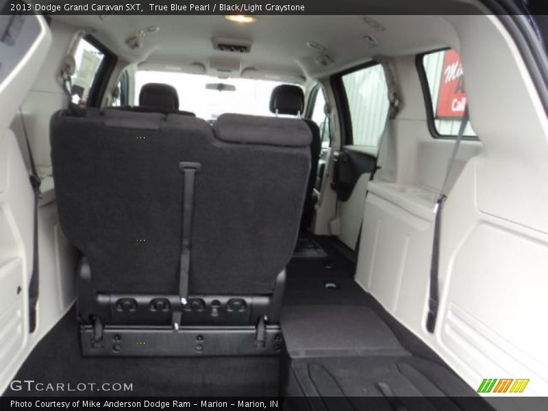 True Blue Pearl / Black/Light Graystone 2013 Dodge Grand Caravan SXT