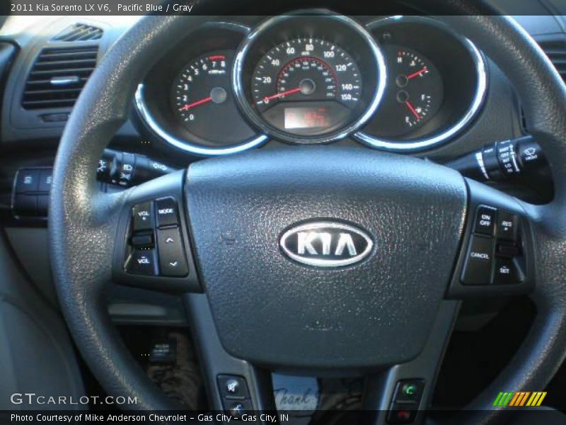 Pacific Blue / Gray 2011 Kia Sorento LX V6