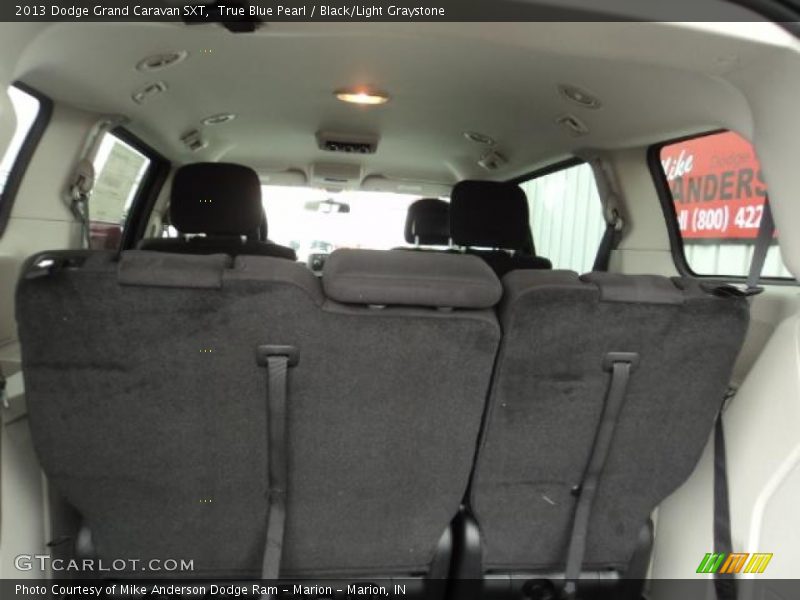 True Blue Pearl / Black/Light Graystone 2013 Dodge Grand Caravan SXT
