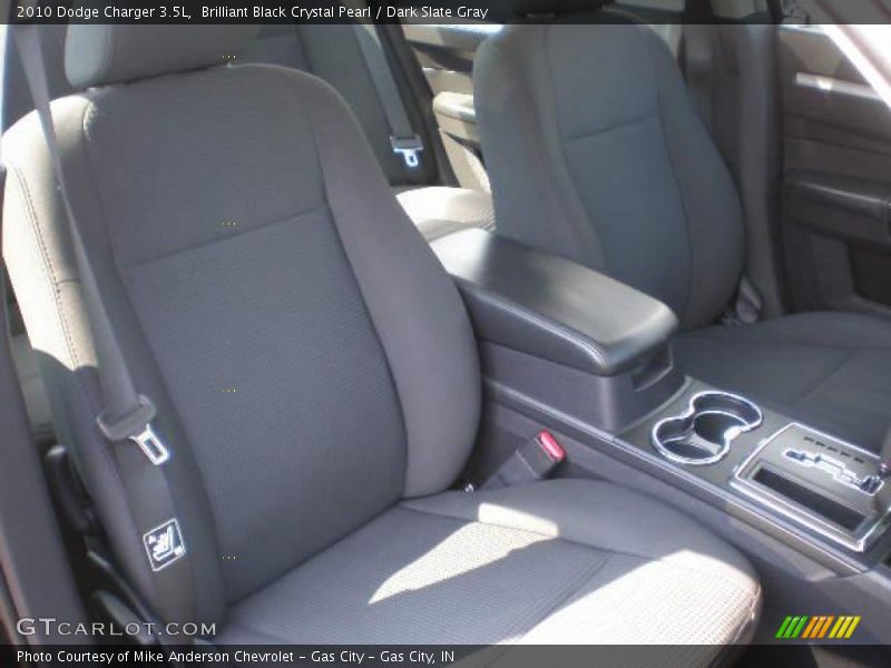 Brilliant Black Crystal Pearl / Dark Slate Gray 2010 Dodge Charger 3.5L