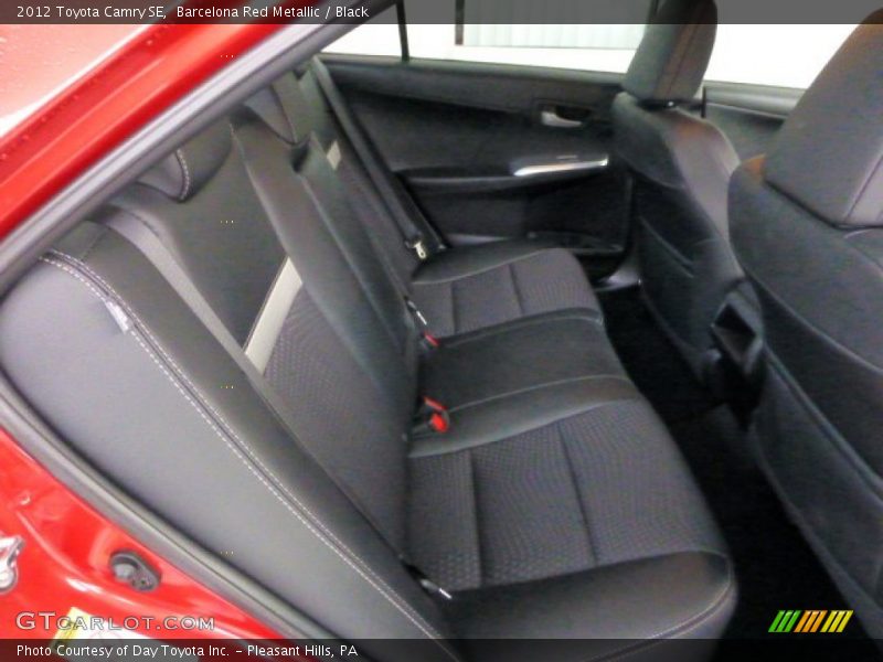 Barcelona Red Metallic / Black 2012 Toyota Camry SE