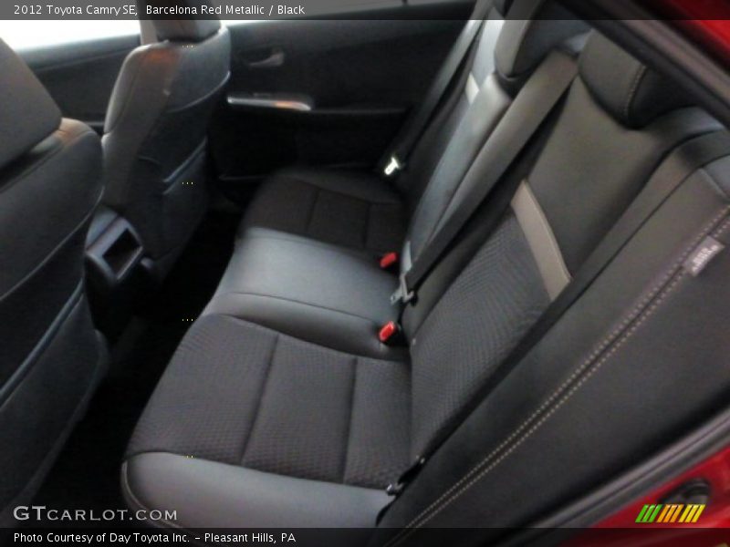 Barcelona Red Metallic / Black 2012 Toyota Camry SE