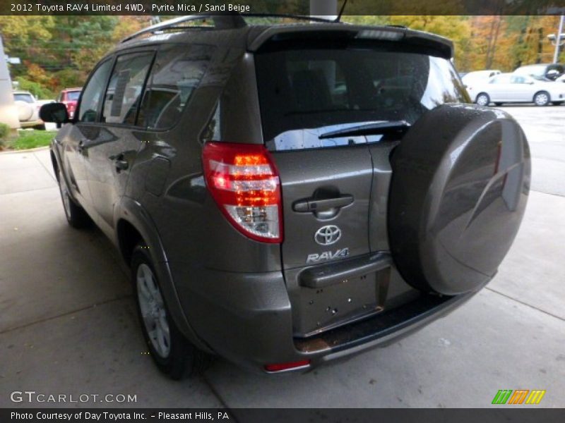 Pyrite Mica / Sand Beige 2012 Toyota RAV4 Limited 4WD