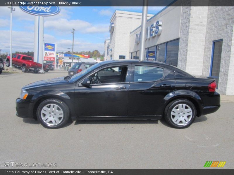 Black / Black 2011 Dodge Avenger Express