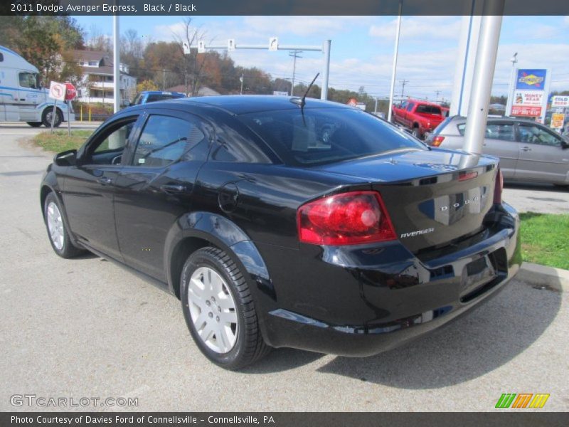 Black / Black 2011 Dodge Avenger Express