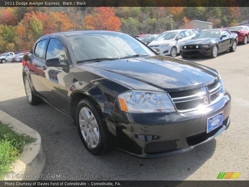Black / Black 2011 Dodge Avenger Express