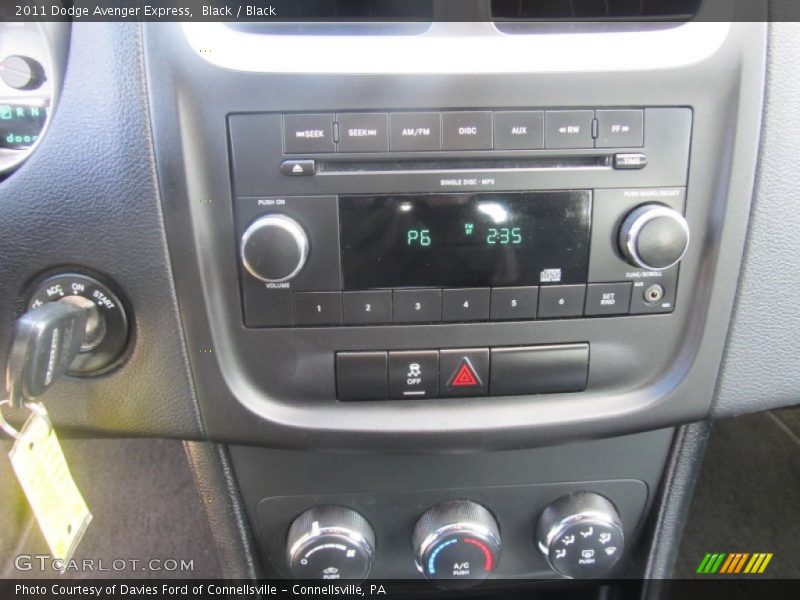 Black / Black 2011 Dodge Avenger Express