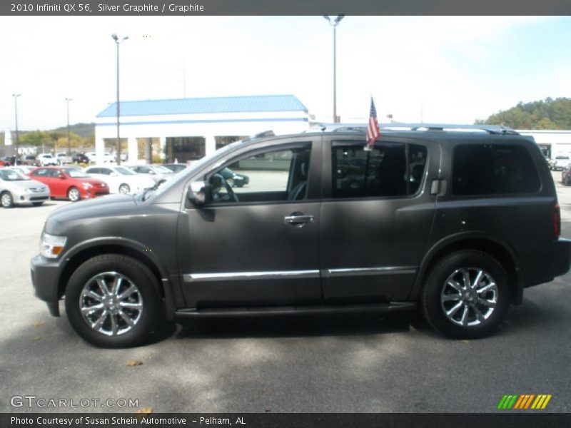 Silver Graphite / Graphite 2010 Infiniti QX 56