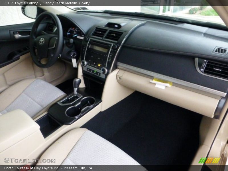 Sandy Beach Metallic / Ivory 2012 Toyota Camry L