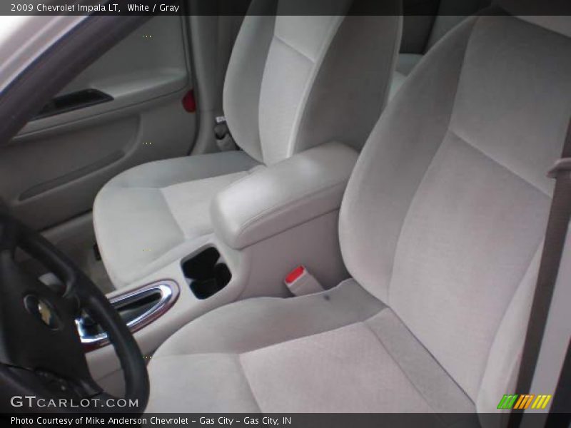 White / Gray 2009 Chevrolet Impala LT