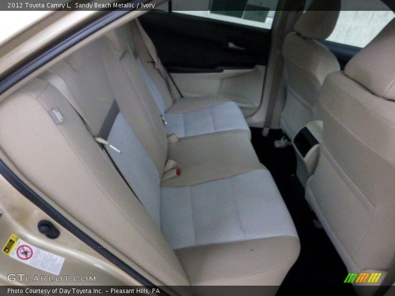 Sandy Beach Metallic / Ivory 2012 Toyota Camry L