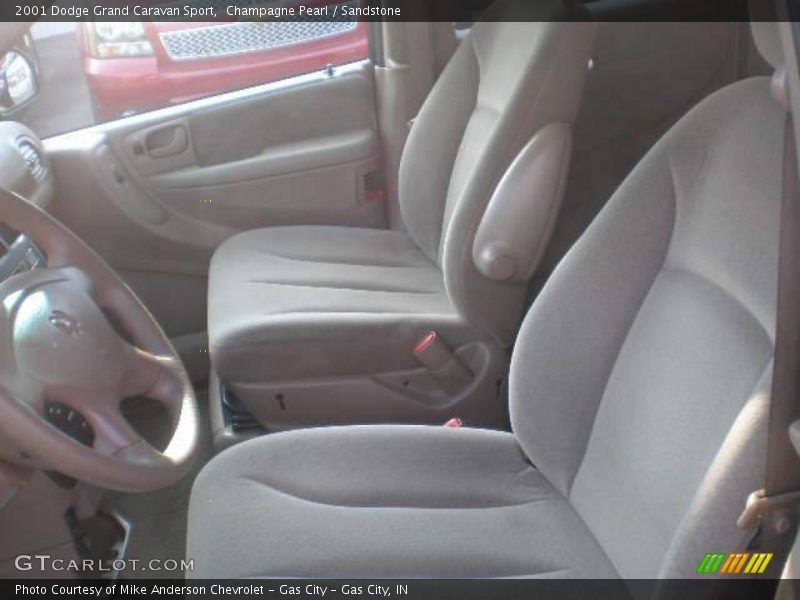 Champagne Pearl / Sandstone 2001 Dodge Grand Caravan Sport