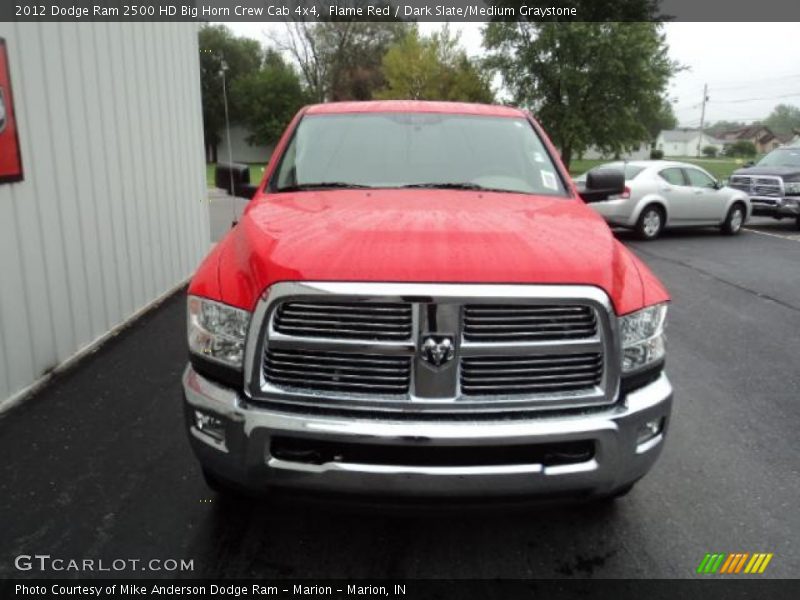 Flame Red / Dark Slate/Medium Graystone 2012 Dodge Ram 2500 HD Big Horn Crew Cab 4x4