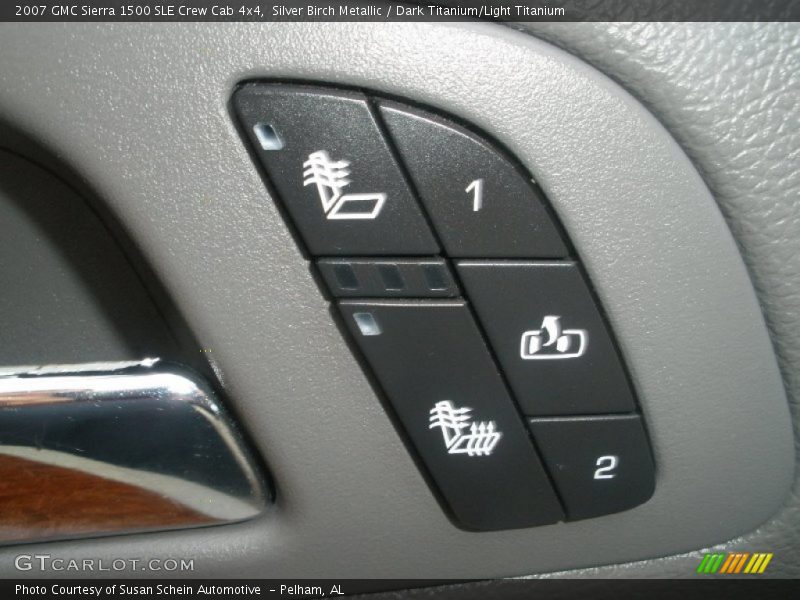 Silver Birch Metallic / Dark Titanium/Light Titanium 2007 GMC Sierra 1500 SLE Crew Cab 4x4