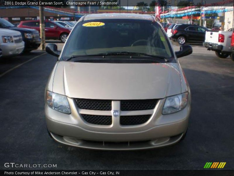 Champagne Pearl / Sandstone 2001 Dodge Grand Caravan Sport