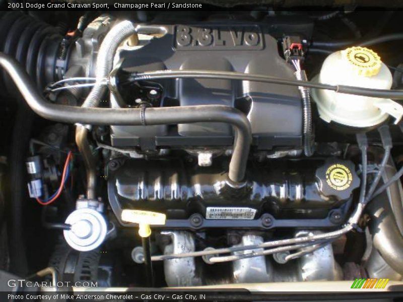 Champagne Pearl / Sandstone 2001 Dodge Grand Caravan Sport
