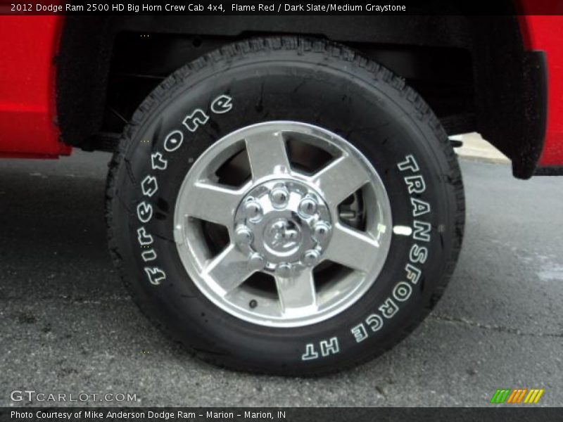Flame Red / Dark Slate/Medium Graystone 2012 Dodge Ram 2500 HD Big Horn Crew Cab 4x4