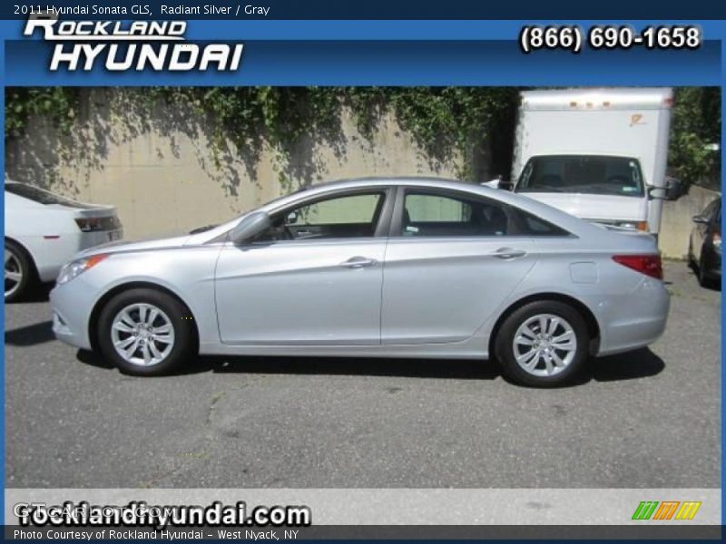 Radiant Silver / Gray 2011 Hyundai Sonata GLS