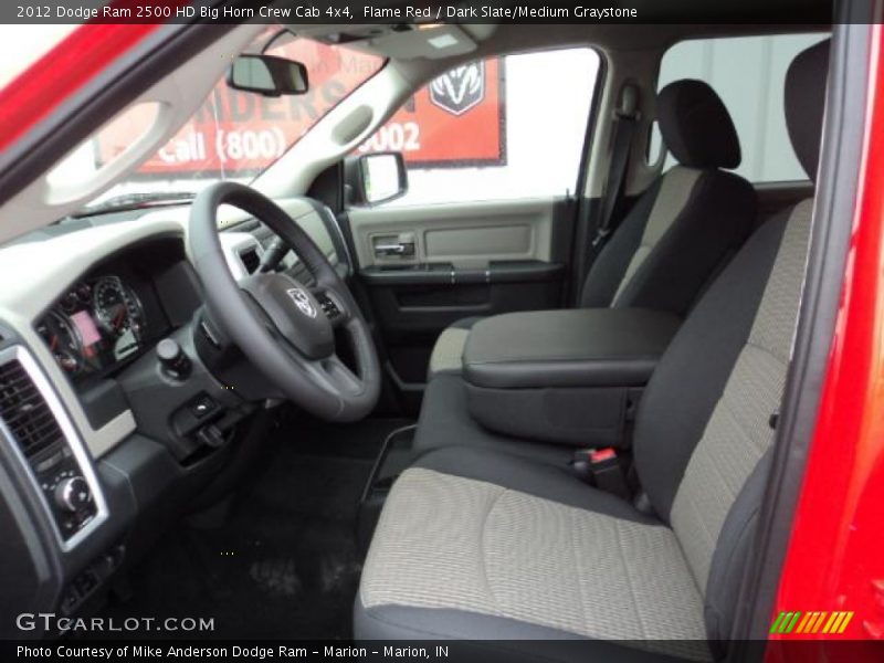 Flame Red / Dark Slate/Medium Graystone 2012 Dodge Ram 2500 HD Big Horn Crew Cab 4x4