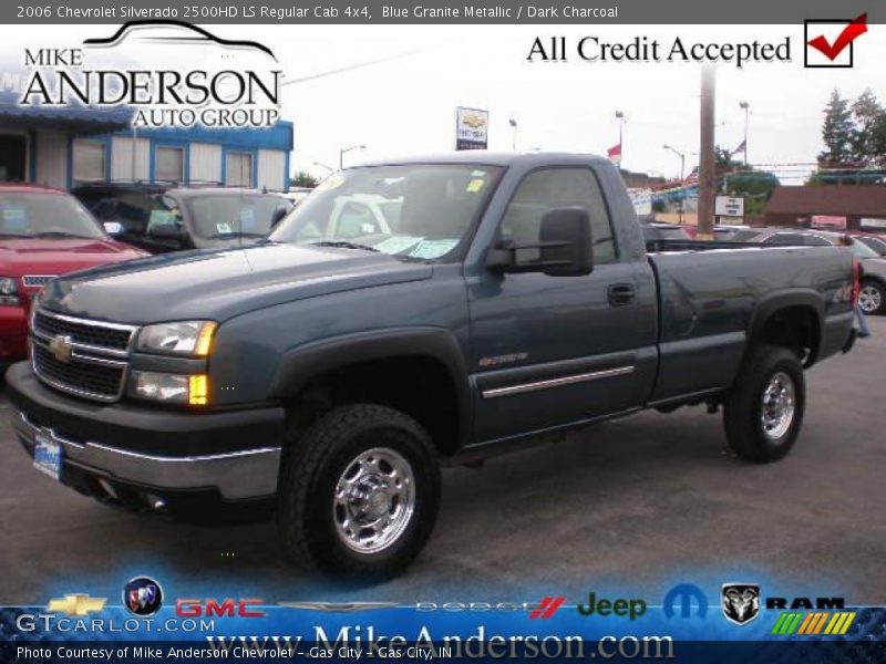 Blue Granite Metallic / Dark Charcoal 2006 Chevrolet Silverado 2500HD LS Regular Cab 4x4