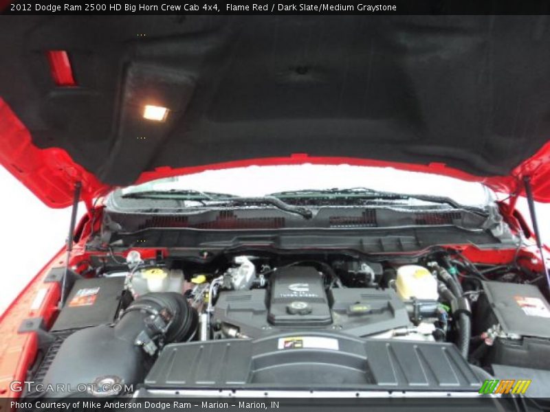 Flame Red / Dark Slate/Medium Graystone 2012 Dodge Ram 2500 HD Big Horn Crew Cab 4x4