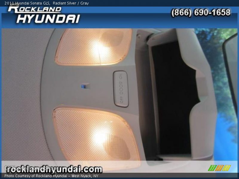 Radiant Silver / Gray 2011 Hyundai Sonata GLS