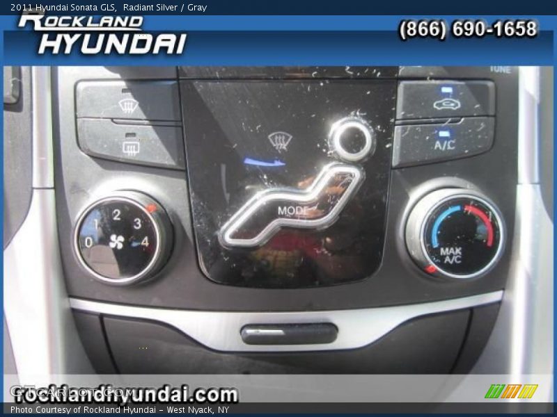 Radiant Silver / Gray 2011 Hyundai Sonata GLS