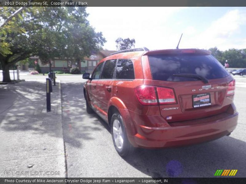 Copper Pearl / Black 2013 Dodge Journey SE