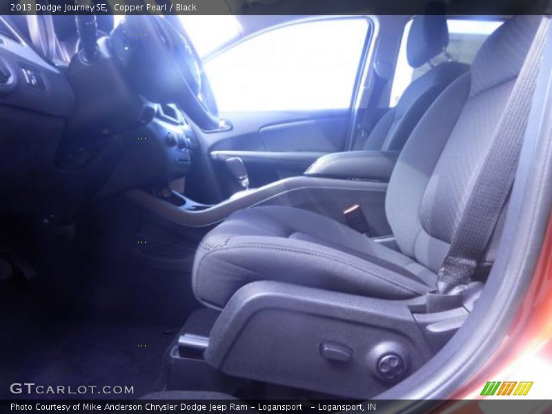 Copper Pearl / Black 2013 Dodge Journey SE